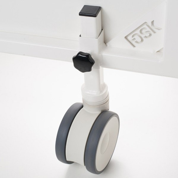 Verrijdbare spiegel wit - 2 Mtr - Afbeelding 6